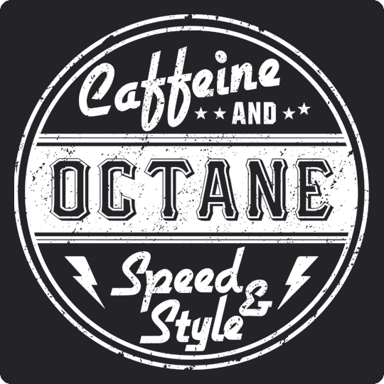 Caffeine and Octane logo